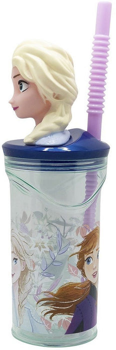 Cup with Straw Frozen Snowy Tale 360 ml