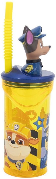 Cup with Straw The Paw Patrol Boy Rescue Pups 360 ml 3D
