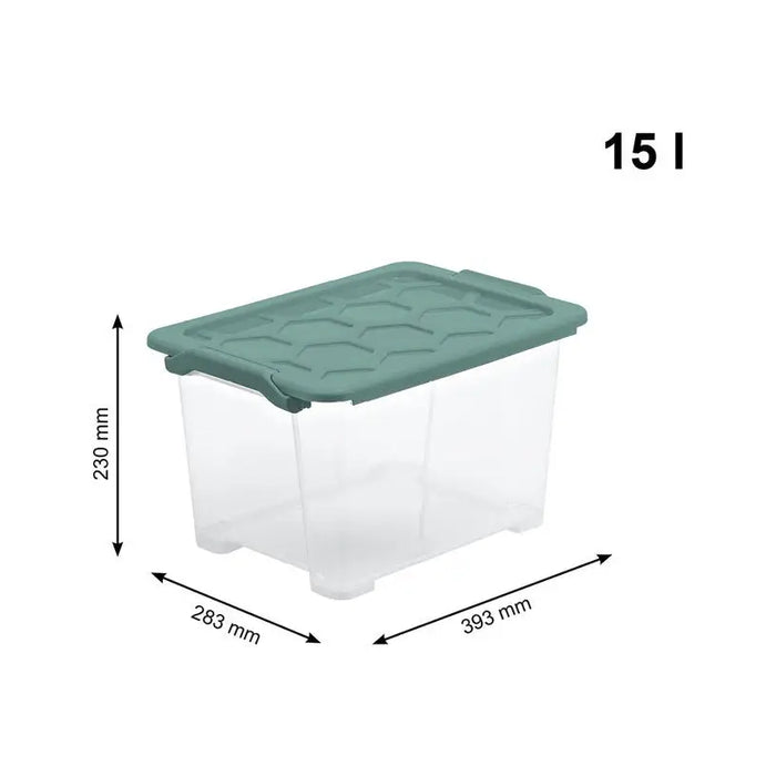STORAGE BOX 15 L EVO SAFE ROTHO - Каси за съхранение<<<Домашни потреби<<<Кухня<<<Praktiker