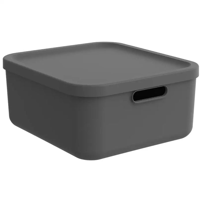 STORAGE BOX 20L ANTHRACITE ROTHO ALBULA - Каси за съхранение<<<Домашни потреби<<<Кухня<<<Praktiker