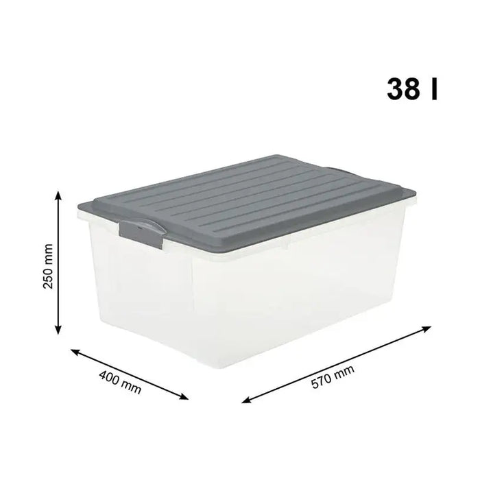 STORAGE BOX 38 L COMPACT ROTHO - Каси за съхранение<<<Домашни потреби<<<Кухня<<<Praktiker
