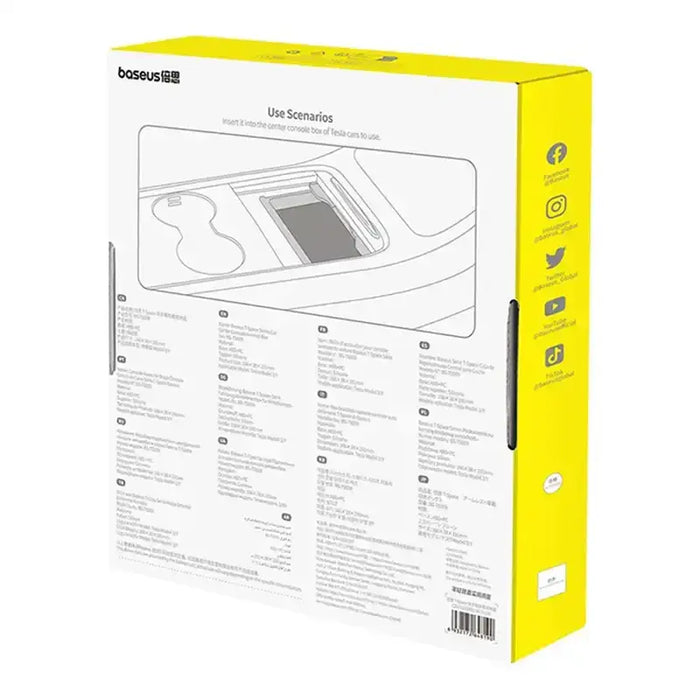 Storage box Tesla Baseus (grey) - Other<<<Car accessories<<<InnproXML&&&Other car accessories<<<HurtelXML