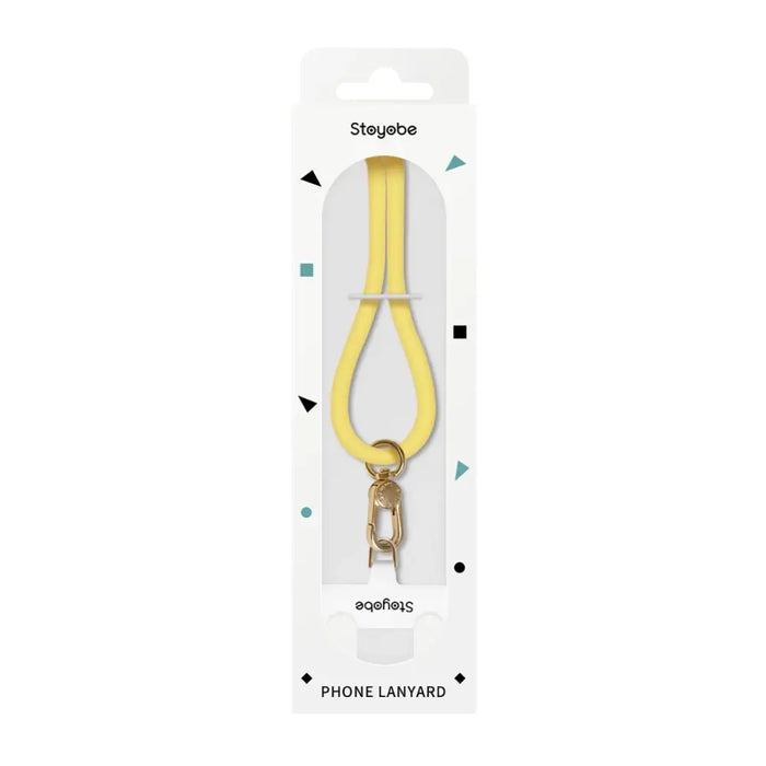 Stoyobe Phone Lanyard Silicone Phone Lanyard - Yellow - Other cell phone equipment<<<HurtelXML