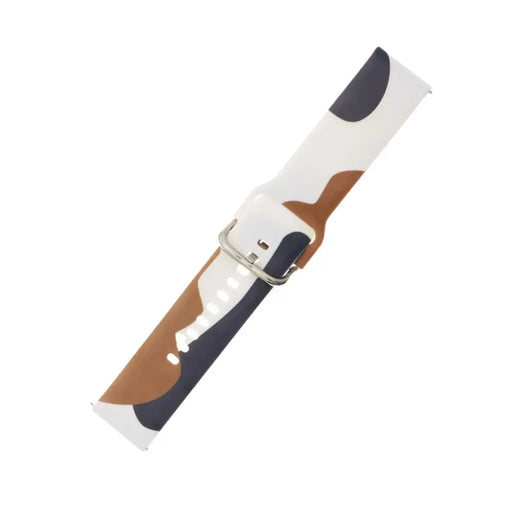 Strap Moro for Samsung Galaxy Watch 40 / 41 / 42 / 43 / 44 mm silicone bracelet watch band - pattern 1 - Smartwatch