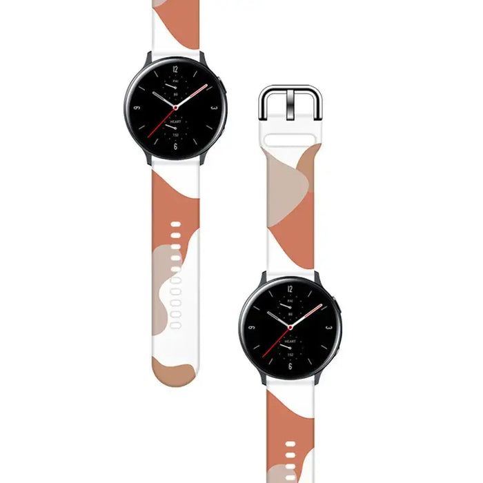 Strap Moro for Samsung Galaxy Watch 40 / 41 / 42 / 43 / 44 mm silicone bracelet watch band - pattern 5 - Smartwatch