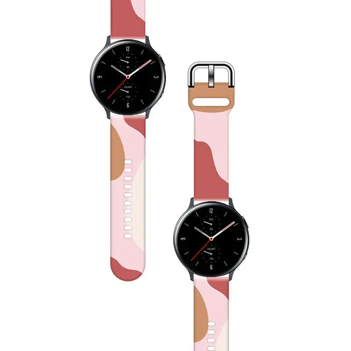 Strap Moro for Samsung Galaxy Watch 45 / 46 / 47 mm silicone bracelet watch band - pattern 12 - Smartwatch straps