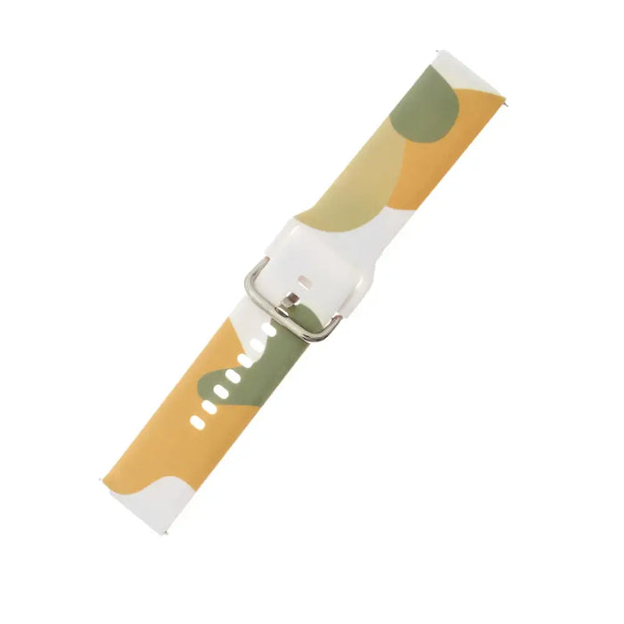 Strap Moro for Samsung Galaxy Watch 45 / 46 / 47 mm silicone bracelet watch band - pattern 6 - Smartwatch straps