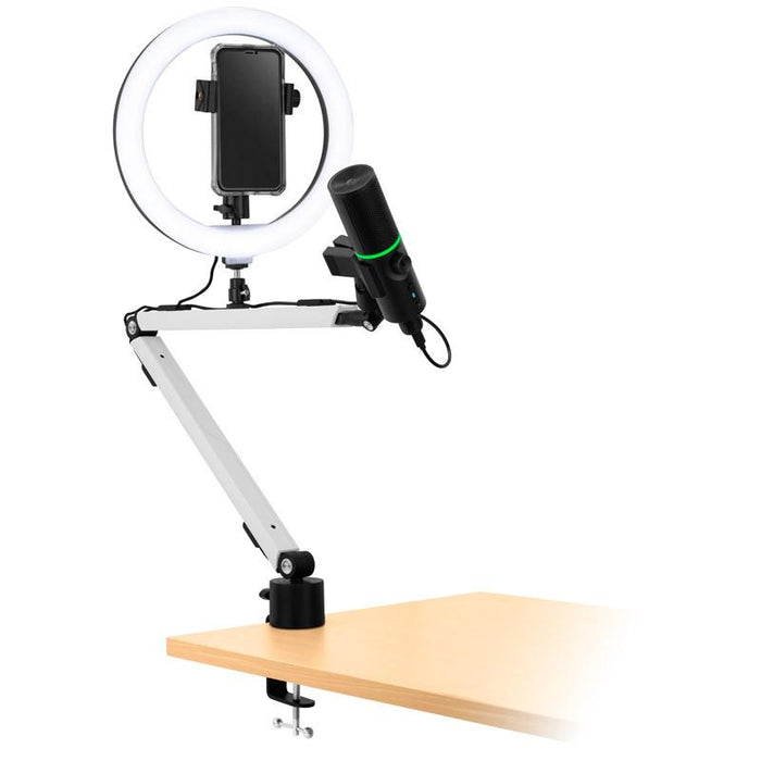 Streamplify Mount Arm Microphone Stand, White