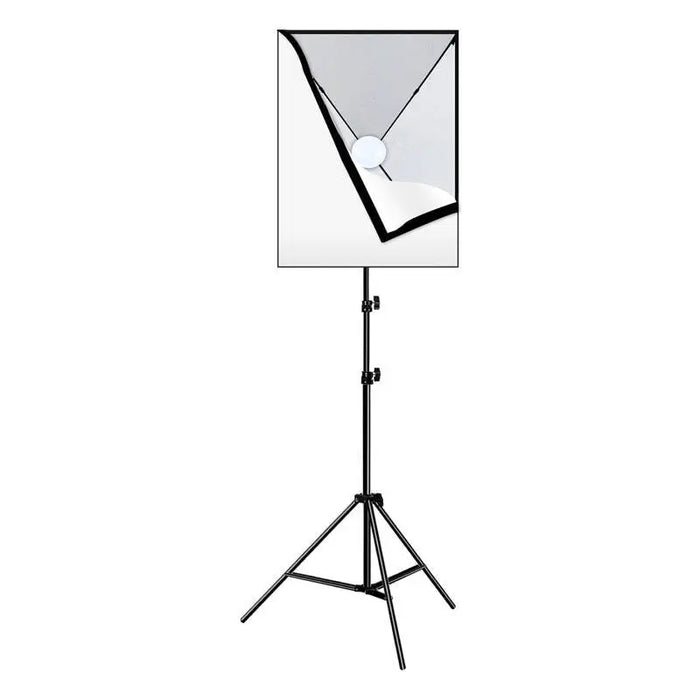 Studio set Puluz LED softbox 50x70cm tripod LED bulb 1 pc PU5070EU - Softboxes<<<Photo studio<<<Photo
