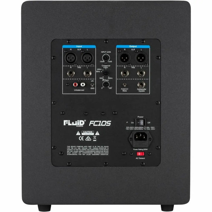 Subwoofer FLUID AUDIO FC10S - Говорители<<<Електроника Звук<<<Компютри| Електроника<<<BigBuy&&&SpeakersNGL-GLO<<<Sound