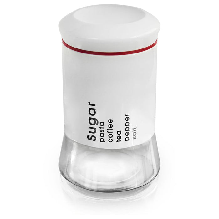 SUGAR JAR 1000 ML WHITE HORECANO - Буркани и продукти за консервиране<<<Домашни потреби<<<Кухня<<<Praktiker
