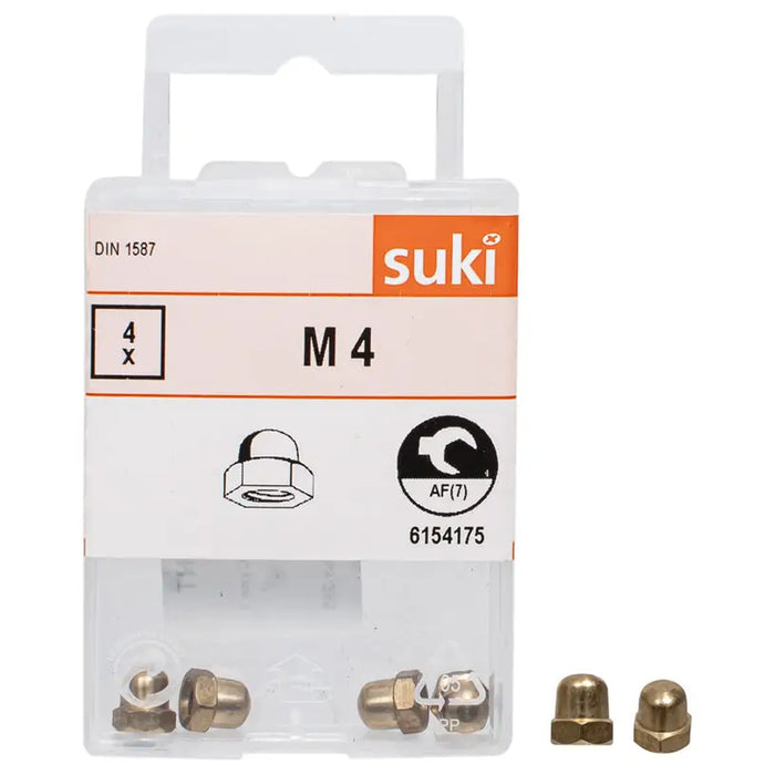 SUKI M4 CAP-SHAPED (DEAF) NUT - Болтове и гайки<<<Винтове и болтови съединения<<<Инструменти и железария<<<Praktiker