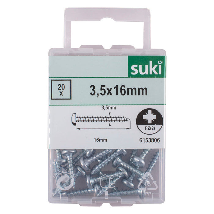 WOOD SCREW 3.5X16 MM SUKI 20 PCS