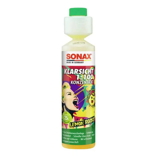 SUMMER FLUID FOR WIPER 1:100 250 ML SONAX LEMON ROCKS - Лятна течност за чистачки<<<Сезонни авто продукти<<<Авто и