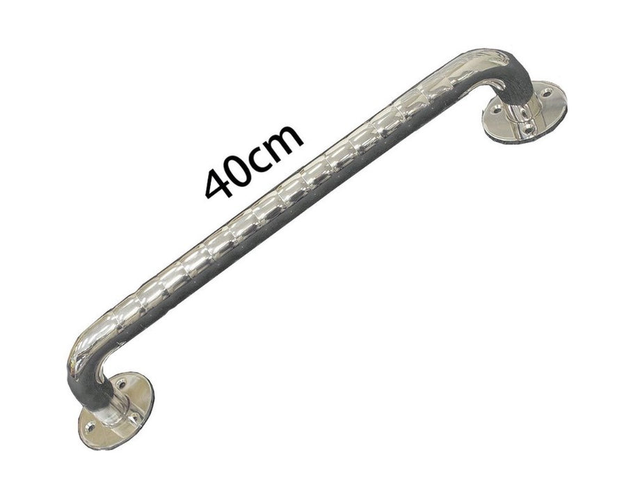 Stainless steel corrugated bathroom handrail 40 cm