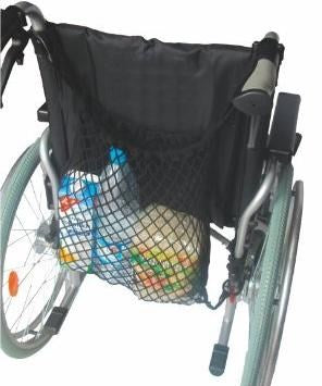 Shopping net for wheelchair