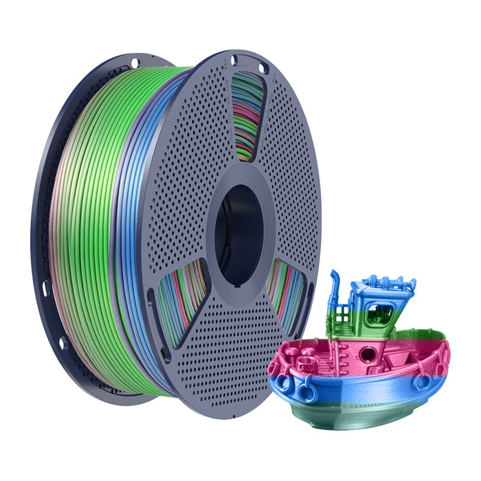 Sunlu PLA+ Silk Filament (Rainbow) 06