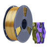 Sunlu PLA+ Silk Tri-Color Filament (Black, Gold, and Purple)
