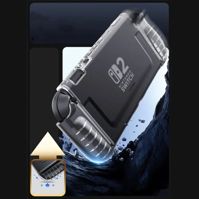 Supcase Crystal Case for Nintendo Switch 2 - Transparent - Cell phone cases and covers<<<HurtelXML