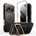 Supcase IBLSN Ares Flip Mag MagSafe Case for iPhone 17 Pro - Gold - Cell phone cases and covers<<<HurtelXML