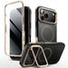 Supcase IBLSN Ares Flip Mag MagSafe Case for iPhone 17 Pro - Gold - Cell phone cases and covers<<<HurtelXML