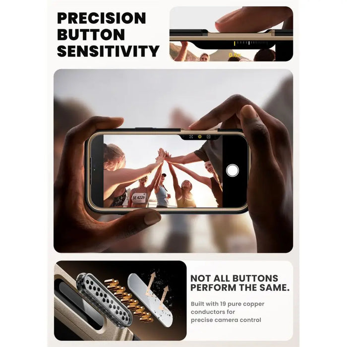Supcase IBLSN Ares Flip Mag MagSafe Case for iPhone 17 Pro Max - Gold - Cell phone cases and covers<<<HurtelXML