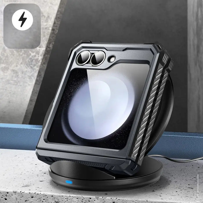 Supcase IBLSN ArmorBox Case for Samsung Galaxy Z Flip 6 - Black - Cell phone cases and covers<<<HurtelXML