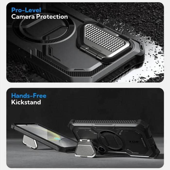 Supcase IBLSN Armorbox Mag Case for Samsung Galaxy S25 - Black - Cell phone cases and covers<<<HurtelXML