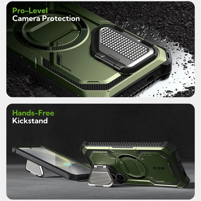 Supcase IBLSN Armorbox Mag Case for Samsung Galaxy S25 - Olive - Cell phone cases and covers<<<HurtelXML