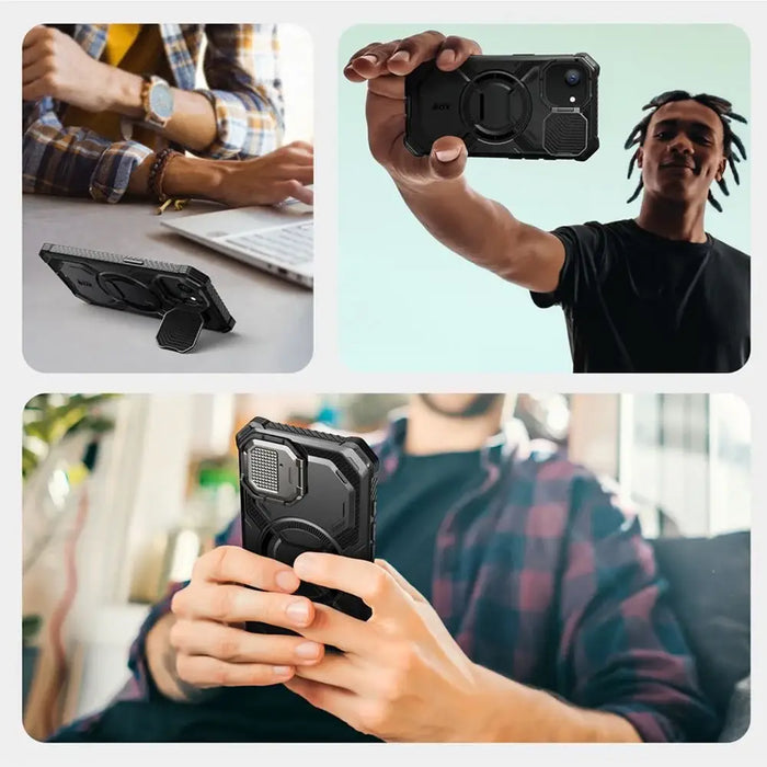 Supcase IBLSN Armorbox Mag iPhone 16e Case - Black - Cell phone cases and covers<<<HurtelXML