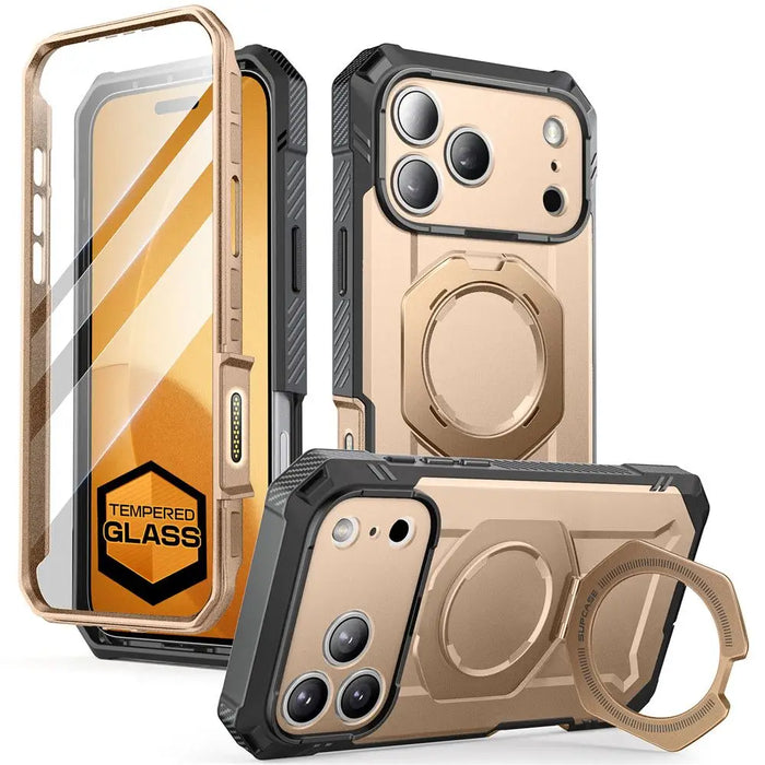 Supcase UB Grip Pro Mag MagSafe Case for iPhone 17 Pro - Gold - Cell phone cases and covers<<<HurtelXML