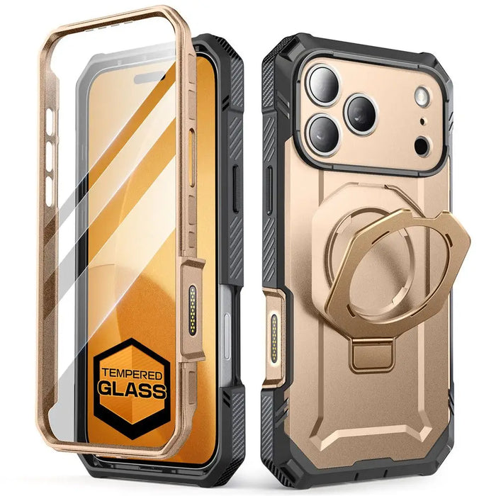 Supcase UB Grip Pro Mag MagSafe Case for iPhone 17 Pro Max - Gold - Cell phone cases and covers<<<HurtelXML