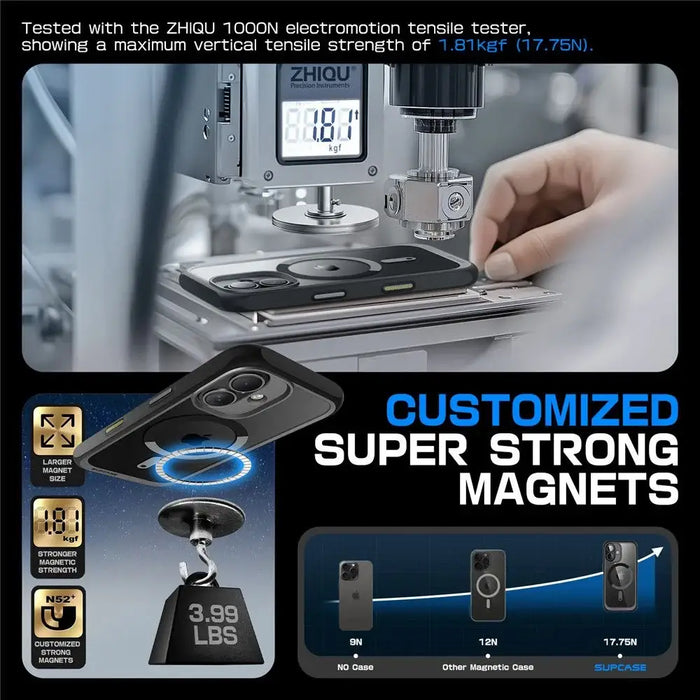 Supcase UB Mag Case with MagSafe for iPhone 16 - Black - Cell phone cases and covers<<<HurtelXML