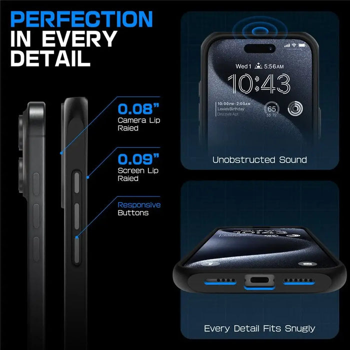Supcase UB Mag Case with MagSafe for iPhone 16 - Black - Cell phone cases and covers<<<HurtelXML