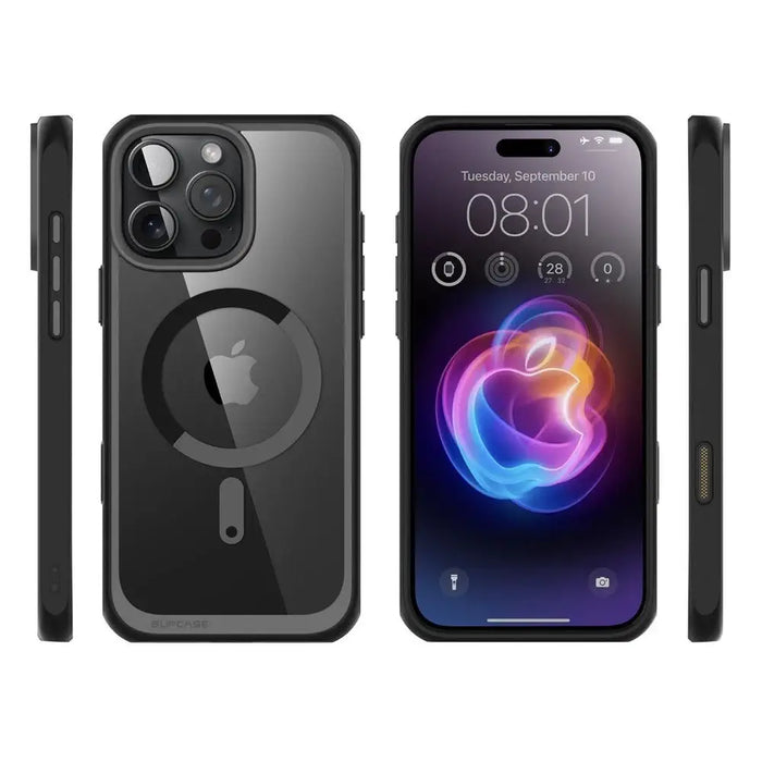 Supcase UB Mag Case with MagSafe for iPhone 16 Pro - Black - Cell phone cases and covers<<<HurtelXML