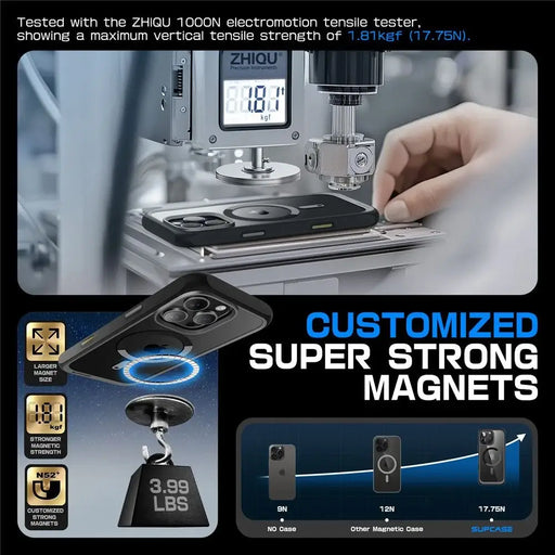 Supcase UB Mag Case with MagSafe for iPhone 16 Pro - Black - Cell phone cases and covers<<<HurtelXML