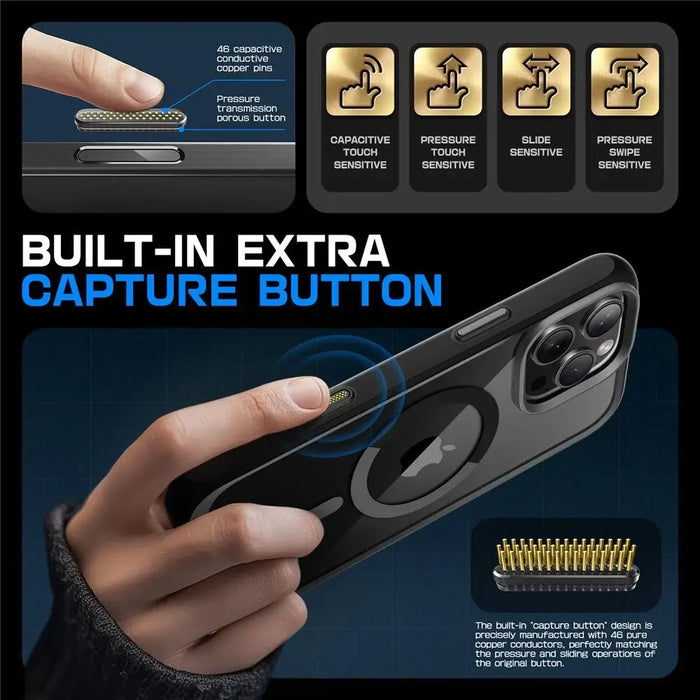 Supcase UB Mag Case with MagSafe for iPhone 16 Pro Max - Black - Cell phone cases and covers<<<HurtelXML