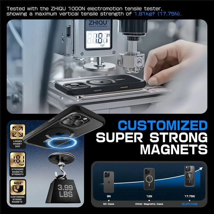 Supcase UB Mag Case with MagSafe for iPhone 16 Pro Max - Black - Cell phone cases and covers<<<HurtelXML