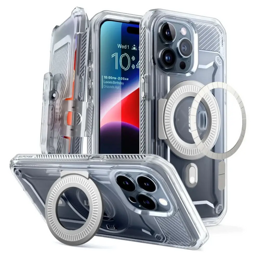 Supcase UB Pro Mag Case with MagSafe for iPhone 15 Pro - Clear - Cell phone cases and covers<<<HurtelXML