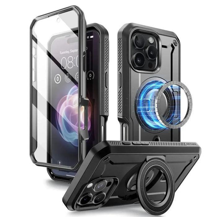 Supcase UB Pro Mag MagSafe Case for iPhone 16 Pro - Black - Cell phone cases and covers<<<HurtelXML