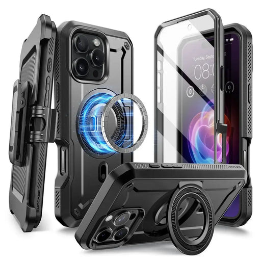 Supcase UB Pro Mag MagSafe Case for iPhone 16 Pro - Black - Cell phone cases and covers<<<HurtelXML
