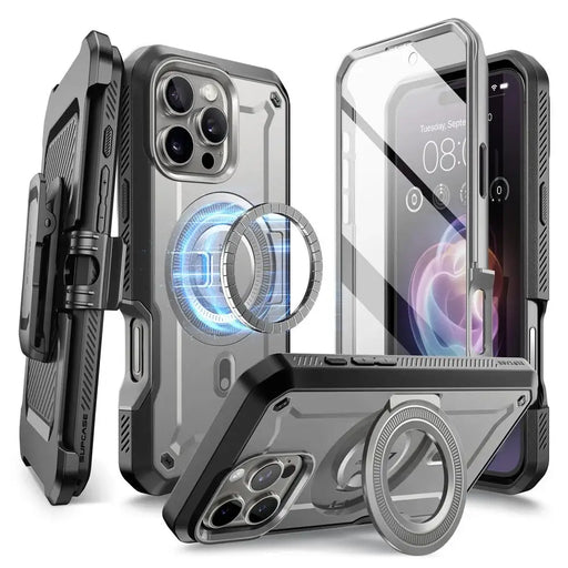 Supcase UB Pro Mag MagSafe iPhone 16 Pro Case - Gray - Cell phone cases and covers<<<HurtelXML