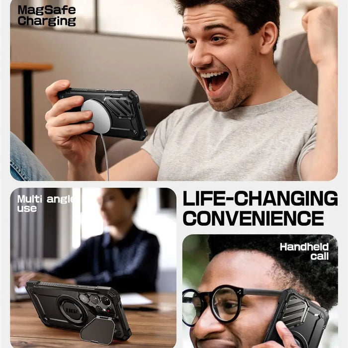 Supcase UB XT Mag Case for Samsung Galaxy S25 Ultra - Black - Cell phone cases and covers<<<HurtelXML