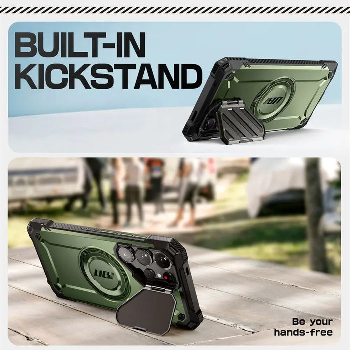 Supcase UB XT Mag Case for Samsung Galaxy S25 Ultra - Olive - Cell phone cases and covers<<<HurtelXML