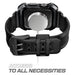 Supcase Unicorn Beetle Pro Case with Strap for Apple Watch 4/5/6/7/8/SE (44/45 mm) - Black - Cell phone cases