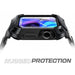 Supcase Unicorn Beetle Pro Case with Strap for Apple Watch 4/5/6/7/8/SE (44/45 mm) - Black - Cell phone cases