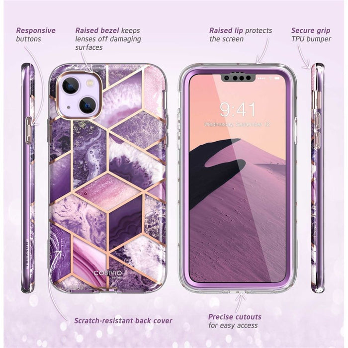 Supcase Cosmo iPhone 14 Plus Case - Pink Marble