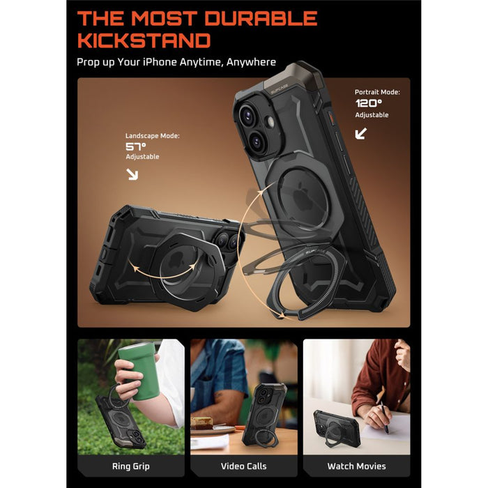 Supcase UB Grip Mag MagSafe Case for iPhone 17 - Black