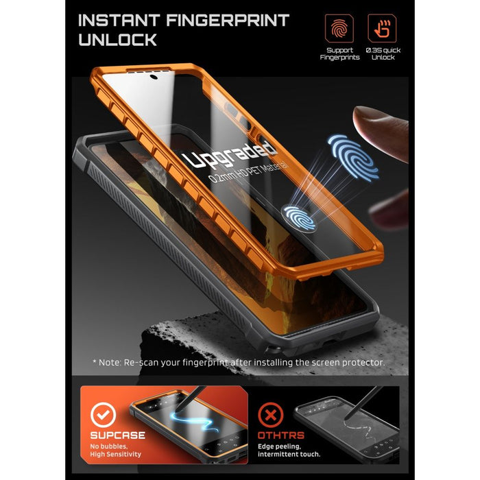 Supcase Unicorn Beetle Pro Mag MagSafe 2-set Case for Samsung Galaxy S26 Ultra - Black and Orange