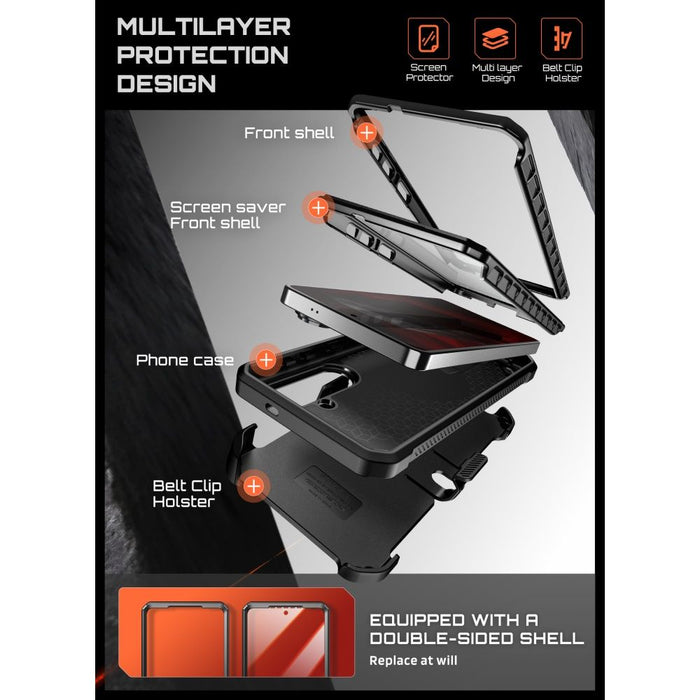 Supcase Unicorn Beetle Pro Mag MagSafe 2-Set Case for Samsung Galaxy S26 - Black